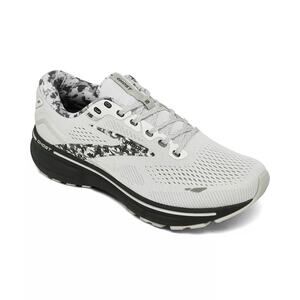 Brooks Women's Ghost 15 White/Grey Running Shoes - 8.5